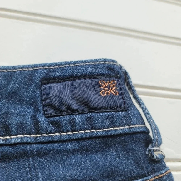 Simply Vera Wang Straight Jeans Women’s Dark Wash Blue 28x26 Stretch Sz 2 J9 - Picture 5 of 11